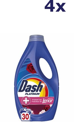 Dash Vloeibaar Wasmiddel Jasmin & Rose de Mai 30 Wasbeurten - 4 x 1350 ml - Voordeelverpakking — thumbnail 2