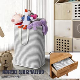 Luxe Wasmand – Badkamer Accessoires – Groot Maat - Universeel — thumbnail 2