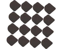 Wasmachine Onderzetters - Apparaat Dempers - Apparaten Stabiliseren - Schokabsorberend Ontwerp - 24 Stuks - Zwart