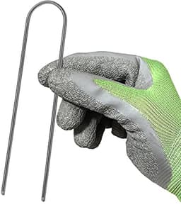 GardenMate 500 verzinkte aardankers van staaldraad 150 mm lang - 25 mm breed van staaldraad dikte 2,9 mm — thumbnail 3