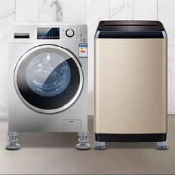 Wasmachine Voetkussens - Anti-vibratie Pads - Apparaten Stabiliseren - Verstelbare Hoogte - 4 stuks - Grijs — thumbnail 3