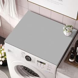 Wasmachine Droger Mat - Apparaatbeschermer - Apparaten Beschermen - Absorberend en Antislip - 40 x 60 cm - Roze — thumbnail 4