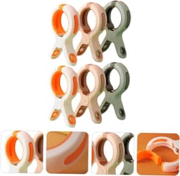 Wasknijpers Set - Kledingclips Houder - Kleding Droge - Winddichte Sterke Klem - 6 Stuks - Willekeurige Kleur — thumbnail 5