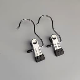 Dailygoody - Wasknijpers - Draagbare washaak - 360 graden draaibaar - Zwart - Antislip laarzenhanger - Geschikt voor broeken en schoenen — thumbnail 5