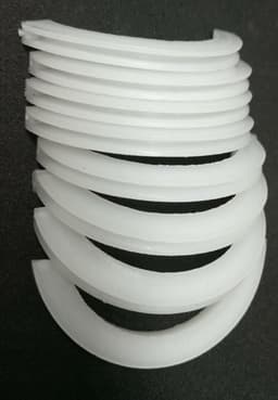 Radiator Beugel Inzetstukken - Plastic Caps - Trillingen Dempen - Anti-Vibratie - 8 Stuks - Wit — thumbnail 4
