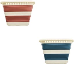 5Five Wasmand - 40L - blauw - PP - opvouwbaar - 49 x 49 x 49 cm - flexibel — thumbnail 5