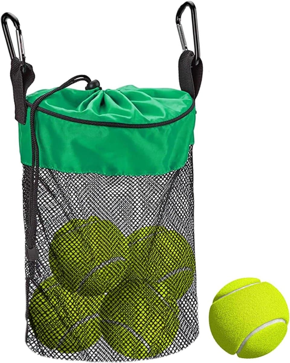 Wasknijper Tas - Opbergzak Kleding - Wasknijpers Organiseren - Mesh Met Haken - 30 x 20 cm - Groen — afbeelding 1