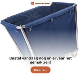 Dailygoods- Wasmand 350L Capaciteit - Wasmand met Deksel - Wassorteerder - Wasmand Curver - Wasmanden - Flexibele Wielen - Waskar — thumbnail 4