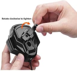 Intrekbare Waslijn - Reis Waslijn Draagbare Waslijn - Kleding Drogen - Met 15 Kledingclips - 9 Meter - Zwart — thumbnail 4