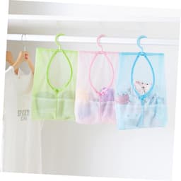 Opbergtas Wasknijpers - Netzak Hanger - Kleine Spullen Opbergen - Met Draaibare Hanger - 37x27cm - Diverse kleuren — thumbnail 3