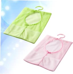 Opbergtas Wasknijpers - Netzak Hanger - Kleine Spullen Opbergen - Met Draaibare Hanger - 37x27cm - Diverse kleuren — thumbnail 5