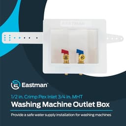 Dual Washer Outlet Box voor Verzonden Installaties — thumbnail 2