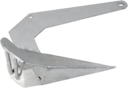 Ploeganker - Delta anker Bootanker - Boot stabiliseren - Zelfuitlijnende geometrie - 5 kg - Zilver — thumbnail 4