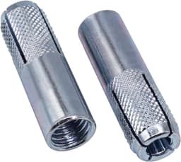 Ankers M10 - Wandpluggen Beton - Bevestigen Materialen - Gegalvaniseerd Staal - M10 x 40mm - Zilverkleurig — thumbnail 1
