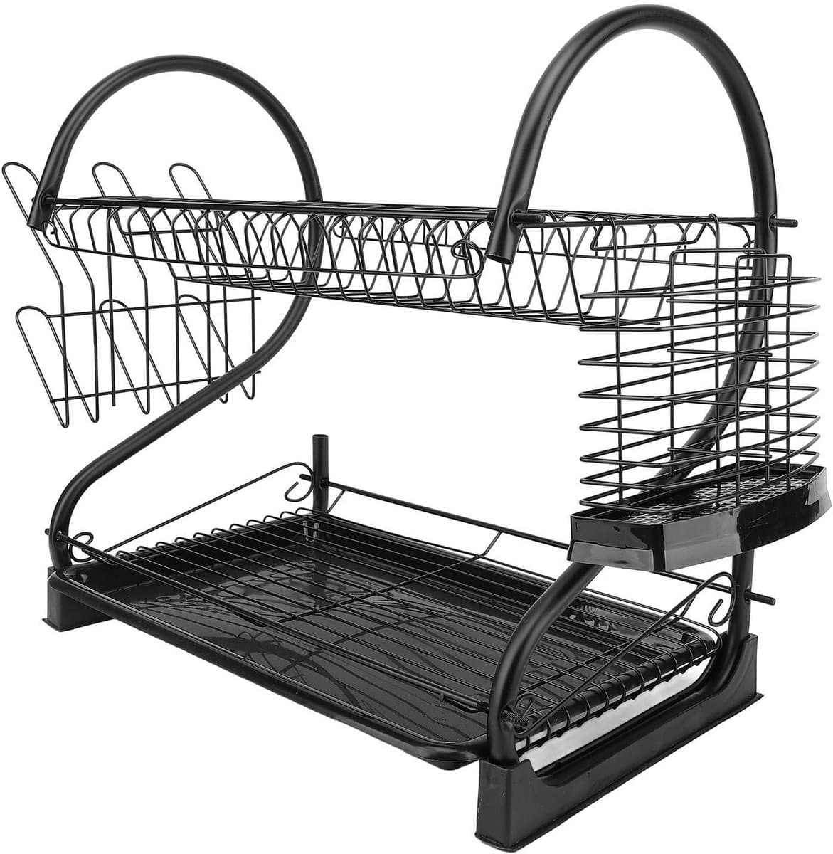 Droogrek met 2 lagen voor strijkijzer - Ruimtebesparend, grote capaciteit en multifunctioneel organizer voor keuken en wasruimte — afbeelding 1