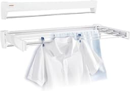 Leifheit Telegant 36 Protect Plus Wanddroogrek - Opvouwbaar en Ruimtebesparend — thumbnail 1