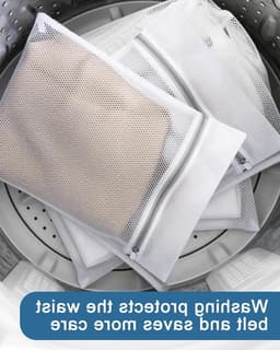 Set van 4 Waszakken voor de Wasmachine met Rits, Fijn Gaas en Duurzaam Ontwerp, Herbruikbare Waszakken voor Kleding, Ondergoed, Sokken en Delicate Stoffen (2L + 2M) — thumbnail 5