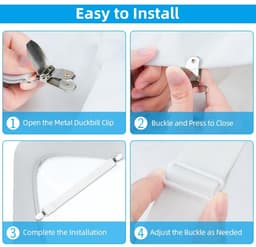 BRENZOOS - Verstelbare Bedlakclips 6 Stuks voor Stabiliteit van Beddengoed — thumbnail 4