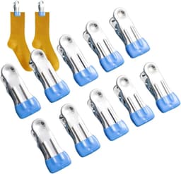 Wasknijpers - Kleding Clips - Kleding Drogen - Traceless Klemkracht - 5.5 x 2.3 cm - Blauw — thumbnail 1