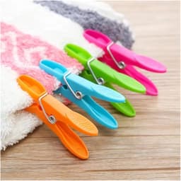 Wasknijpers Set - Kleding Clips - Was Drogen - Sterke Grip - Eén Maat - Meerkleurig — thumbnail 4