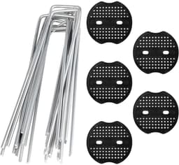 Dailygoods- Bevestiging Grondankers 20 Stuks - Robuust/roestvrij Staal - 10 cm Lang - Tuin/kunstgras - Eenvoudige Bevestiging - Duurzaam — thumbnail 1