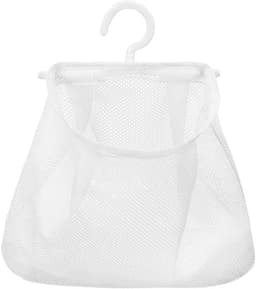 Dailygoods- Waszak - Ademend Mesh - Hangende Waszak met Haak - Opvouwbaar - Grote Capaciteit - 3 Ladingen - Ruimtebesparend - Wasmand — thumbnail 1