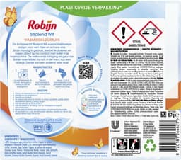 Robijn Classics Stralend Wit Wasmiddeldoekjes 16 wasstrips — thumbnail 4