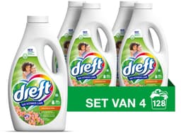 Dreft Vloeibaar Wasmiddel Amazone Regen 4 x 32 Wasbeurten 1,6 liter — thumbnail 1