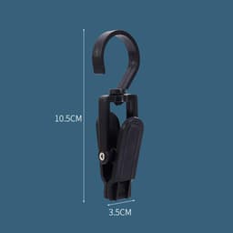 Byshayne- Wasknijpers 10 Stuks - Multifunctioneel Ontwerp - Draaibaar - Antislip - Klemkracht - Voor Kleding en Hoeden - Ophangclips — thumbnail 5