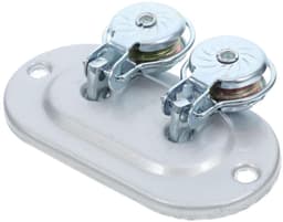 Enkele Pulley Systeem - Katrolblok met Lager - Was Drogen Optimaliseren - Universele Hoekadapter — thumbnail 1