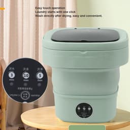 OmGoods - Dailygoody - Kleine Opvouwbare Wasmachine - Draagbare Dehydrator - 6L Mini Emmer Wasmachine - Multifunctioneel - Voor Ondergoed en Sok - Compact en Ha... — thumbnail 4