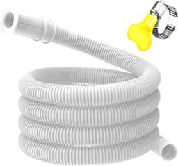Afvoerslang - Waterafvoerslang Leiding - Vochtbeheersing Airco - Lekdichte Aansluiting - 5 Meter - Wit — thumbnail 1