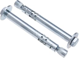Betonnen Muur Anker - Expansieschroef pluggen - Stevig bevestigen - Gehard staal 8.8 - 12 x 70 mm - Zilver — thumbnail 1