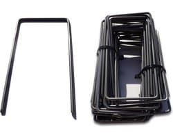 100x Stalen Grondankers voor Tuinmat en Schutting - 150 mm