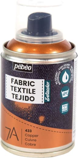 Textielverfspray voor natuurlijke en synthetische stoffen, op waterbasis, oplosmiddelvrij, machinewasbaar, 100 ml — thumbnail 1