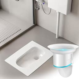 Toilet Geurstopper - Riool Luchtfilter - Frisse Badkamer - Automatisch Sluitend - Universele Pasvorm - Wit — thumbnail 3
