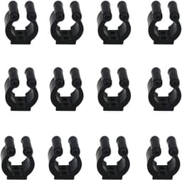 Keu Clips - Hengel Houder - Biljart Opslag - Verstelbare Grip - 0.5-1.5 cm Gat - Zwart — thumbnail 1