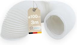Flexibele Afvoerslang 3 Meter - Ø 100 mm - PVC - Voor Airco, Afzuigkap en Droger — thumbnail 1