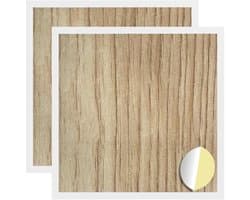 vidaXL - Zelfklevende - schroefcover - 2 - st - Artisan - Eiken - Ø - 20 - x - 0,5 - mm