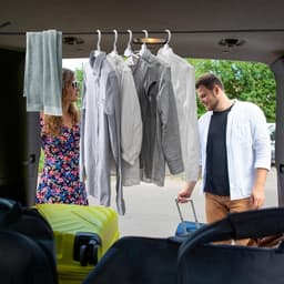 Reis Waslijn - Draagbare Lijn - Kleding Drogen - Met Winddichte Gespen - 300 cm Lengte - Zwart — thumbnail 2