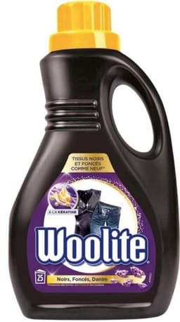 Woolite Zwart, Donker & Denim Wasmiddel met Keratine - 25 Wasbeurten - 1,5L — thumbnail 4