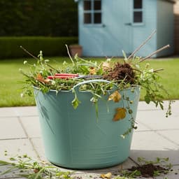 Excellent housewares Flexibele kuip / emmer - 2x - groen - 15 liter - kunststof - 35 x 28 cm - met handvatten — thumbnail 3