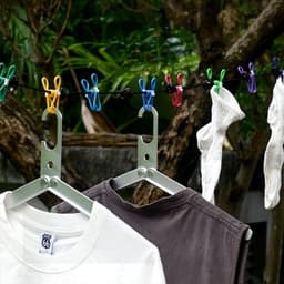 2 stuks - Drooglijnen - Draagbare Reis Waslijn - Outdoor Windbestendige Ophangsysteem - Opvouwbare Waslijn voor Hotel en Camping - Zwart — thumbnail 4