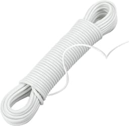 Verlengde Waslijn - 46 m PVC Kledinglijn voor Buiten - Verstelbare en Sterke Waslijn voor Roterende Droogrekken — thumbnail 1
