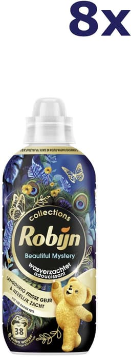 Robijn - Wasverzachter - Beautiful Mystery - 8 flessen- 304 wasbeurten - Voordeelverpakking — thumbnail 3