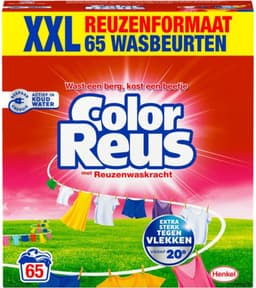 Witte Reus Waspoeder Color 65 Wasbeurten - 4 x 3,25 kg - Voordeelverpakking — thumbnail 3
