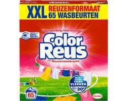 Witte Reus Waspoeder Color 65 Wasbeurten - 4 x 3,25 kg - Voordeelverpakking