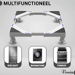 Vonia Wasmachine Verhoger - Universele verhoging voor Witgoed - Verstelbaar - 300 KG — thumbnail 3