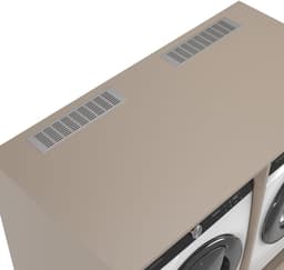 Wasophoogte® Wasmachine Kast Oslo - Wasmachine verhoger - Wasmachine ombouw - 700(D)*1330(B)*1580(H) mm - Taupe — thumbnail 4