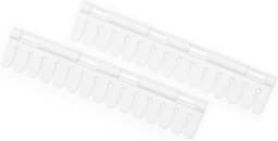 Drying Rack Accessory No Clothespins Needed Organizer for Bra Socks & Underwear Click-On Laundry Supplies Set of 2 Holders White — thumbnail 1